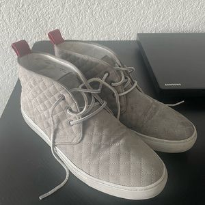 Grey Del Toro Quilted Chukka Sneaker